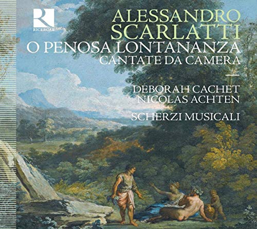 "CD cover with classical music artwork, featuring a serene landscape and figures."