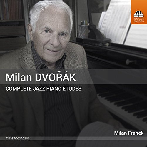 CD cover featuring a portrait of Milan Dvořák next to a piano.