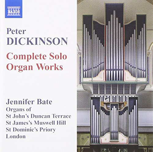 CD cover featuring a large pipe organ and text listing composers/performers.