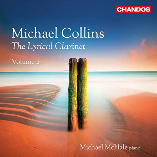 CD cover for Michael Collins’ “The Lyrical Clarinet, Vol. 2” with beach scene.