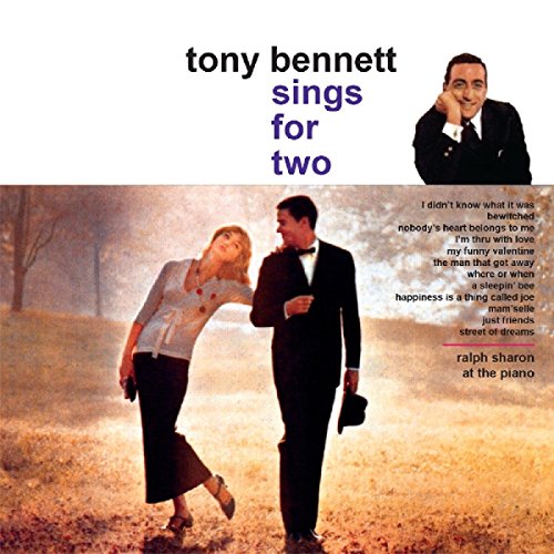 CD cover: Tony Bennett and a woman walking, song list visible.