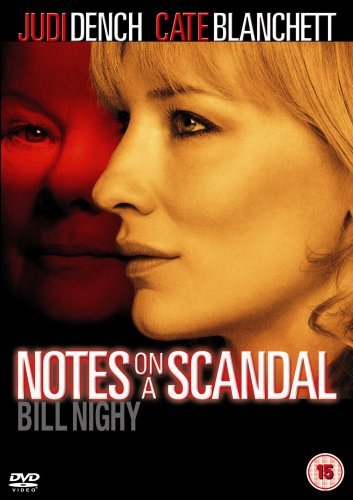DVD cover for “Notes on a Scandal” featuring Judi Dench and Cate Blanchett.