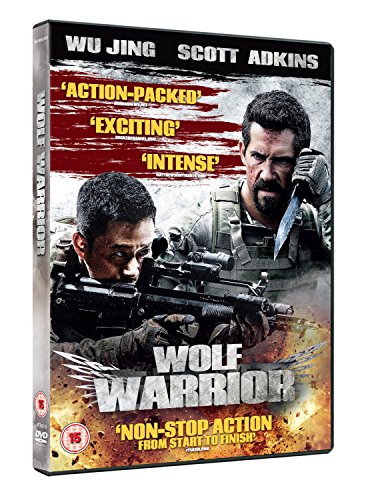 DVD cover for "Wolf Warrior" featuring two armed men in tactical gear.