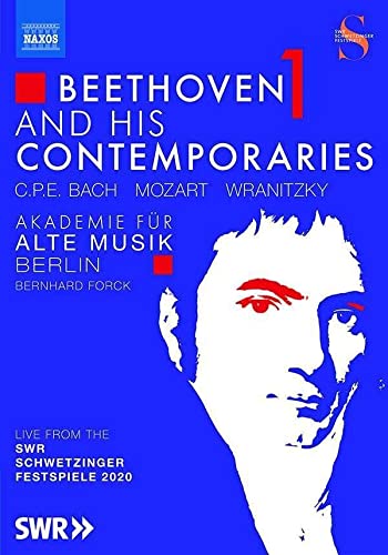 DVD cover for "Beethoven and His Contemporaries" featuring a portrait.