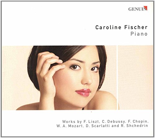 CD cover featuring pianist Caroline Fischer in a portrait.