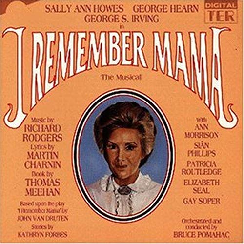 CD cover for “I Remember Mama” musical, featuring a portrait of Sally Ann Howes.