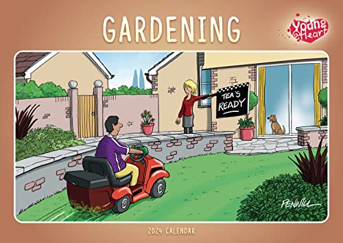 Young At Heart Gardening A4 Calendar 2024