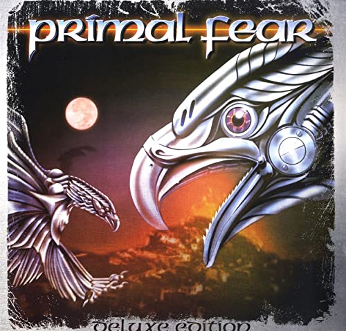 Album cover for Primal Fear, featuring a metallic eagle and moon.