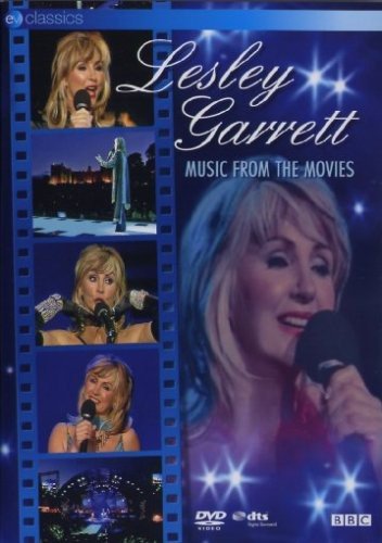 DVD cover for Lesley Garrett’s “Music From The Movies” performance.
