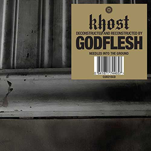 Vinyl record cover for Khost & Godflesh’s “Needles Into The Ground.”