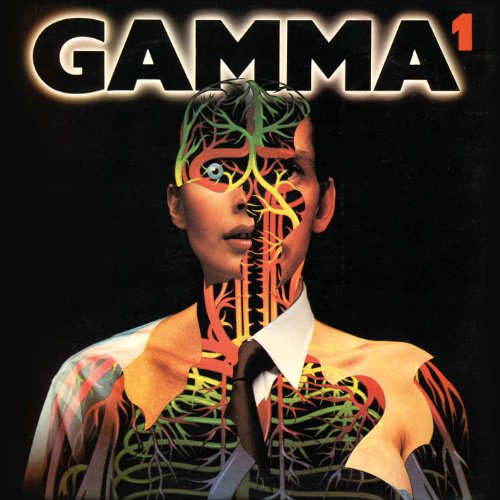 Album cover for "Gamma 1" featuring a man with plant-like imagery.