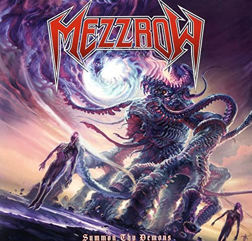 Album cover for Mezzrow’s “Summon Thy Demons” featuring demonic imagery.