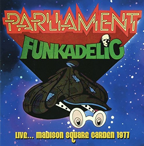 Album cover for Parliament FunkadelCSH Funkadelic featuring a cartoon character in a hat.