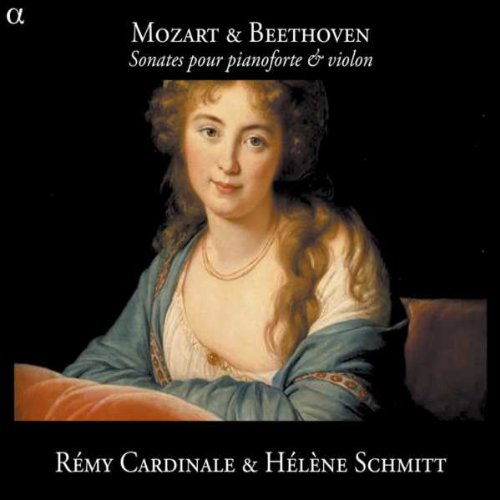 "CD cover featuring a classical portrait of a woman against a black background."