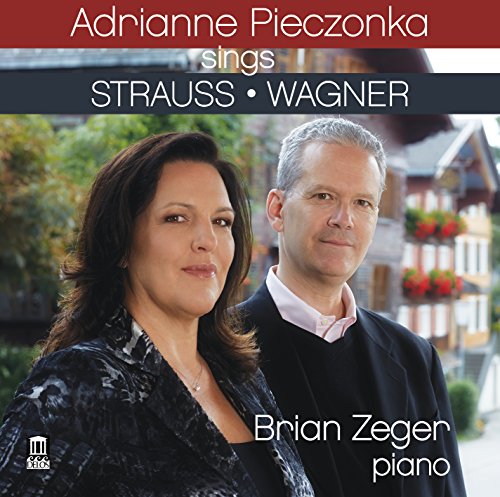 A CD cover featuring a man and woman, with text overlay describing the artists.
