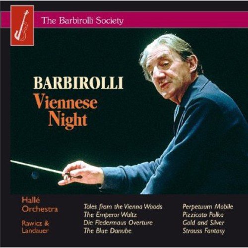CD cover featuring conductor John Barbirolli holding a baton, against a black background.