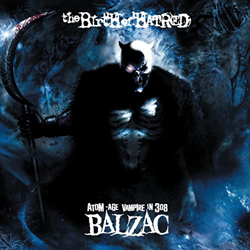 Dark, imposing figure with a scythe against a swirling blue and black background.