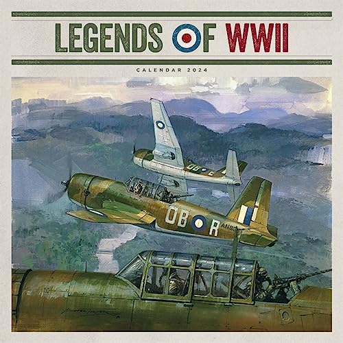 Legends Of World War 2 Wall Calendar 2024