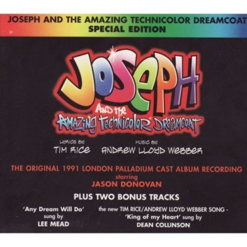 CD cover for “Joseph and the Amazing Technicolour Dreamcoat” cast recording.