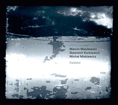 "CD cover with distressed, blue-toned design, featuring artist names and 'Faithful' title."