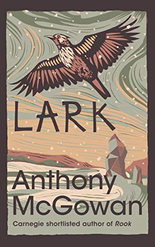 Book cover with a brown bird in flight, abstract background, and author's name.