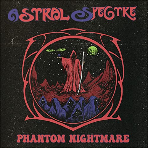 CD cover: hooded figure with landscape, planets, and spectral forms.