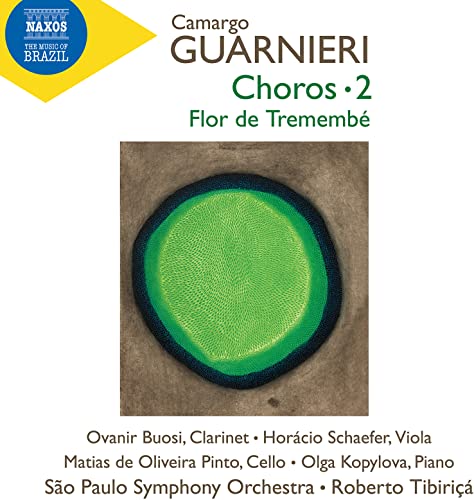 CD cover for Camargo Guarnieri’s “Choros Vol. 2 / Flor De Tremembe.”
