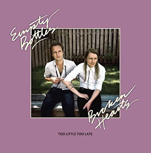 Album cover: two people seated, with handwritten-style text overlay.