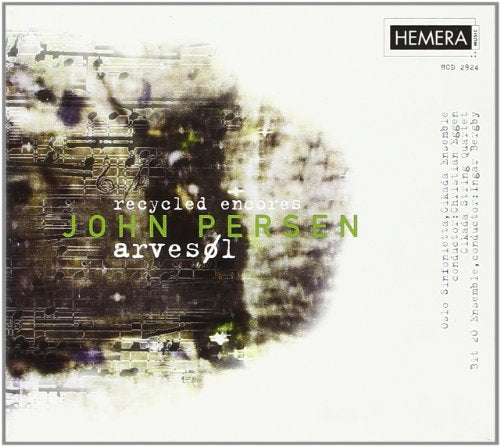 CD cover for "Persen John - Arvesol" with abstract, textured imagery.
