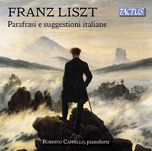 CD cover: painting of a man overlooking a misty, mountainous landscape.
