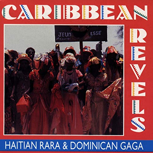CD cover featuring a colorful street procession with musicians and dancers.