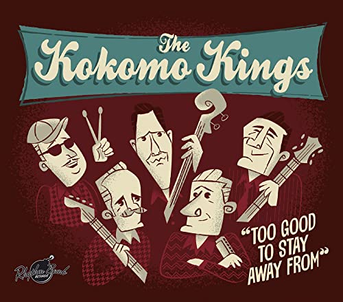 CD cover for The Kokomo Kings, featuring cartoon musicians.