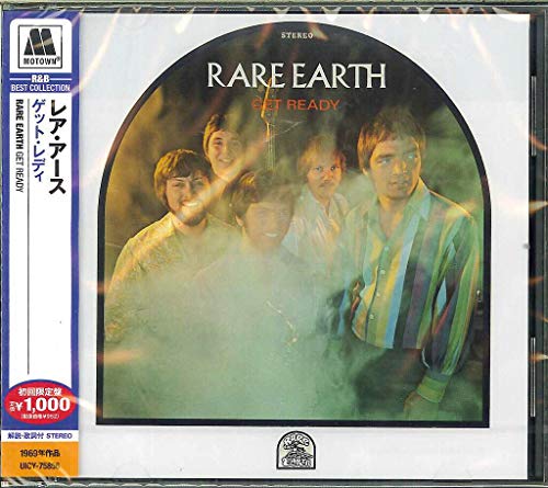 Rare Earth album “Get Ready” CD cover featuring a band portrait.