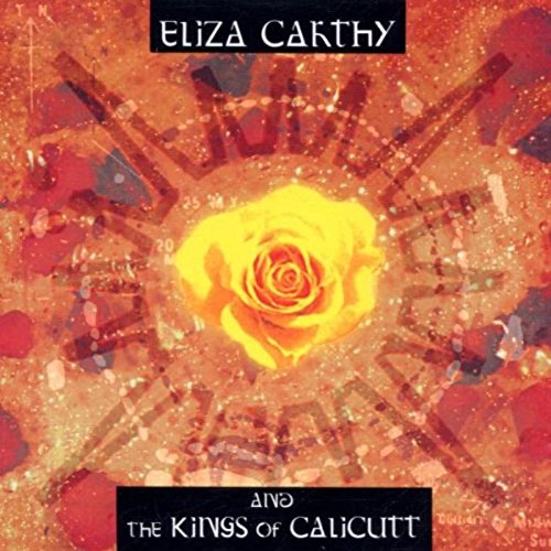 The alt text for the image is: "Album cover with a yellow rose surrounded by abstract shapes."