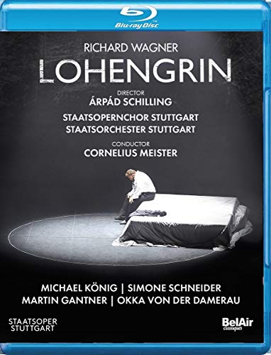 Blu-ray case cover with a man sitting on a boat on a dark stage.