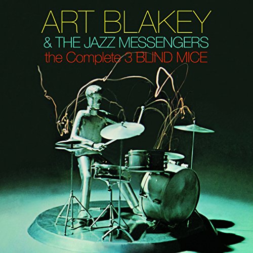 Album cover for Art Blakey & The Jazz Messengers, featuring a drummer sculpture.