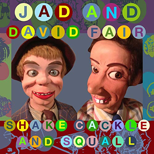 CD cover featuring two ventriloquist dummies with colorful text.
