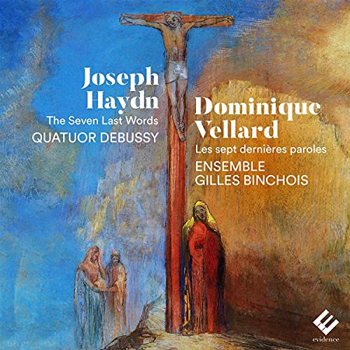 CD cover depicting crucifixion scene with figures in mourning.