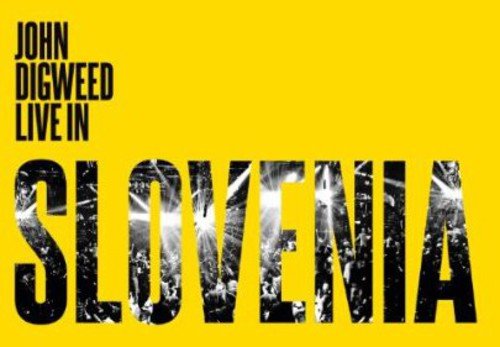"Album cover with 'John Digweed Live in Slovenia' on a bright yellow background."