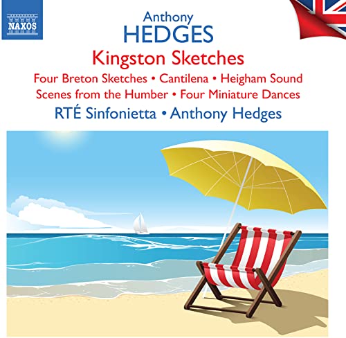 CD cover featuring a beach scene with a striped deckchair and umbrella.