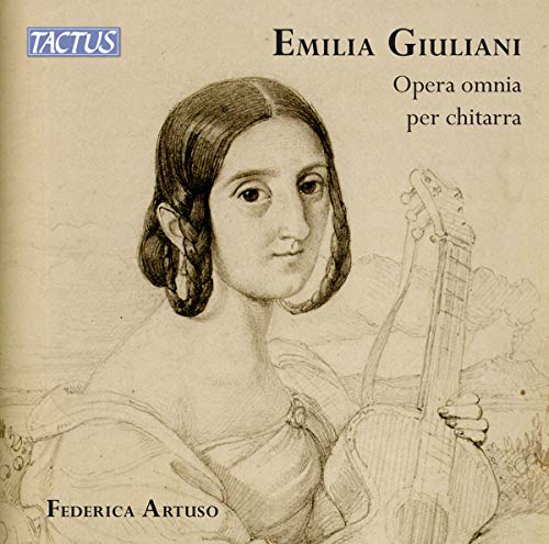 CD cover with sketch of a woman holding a guitar, names and label visible.