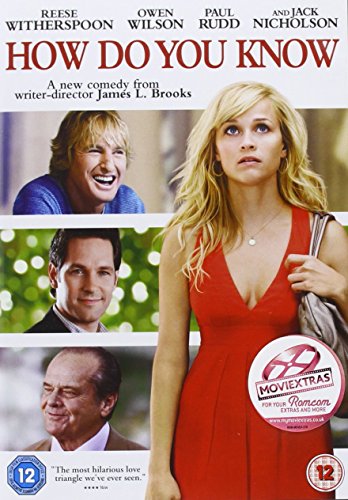 How Do You Know" DVD cover featuring Reese Witherspoon, Owen Wilson, and Paul Rudd.