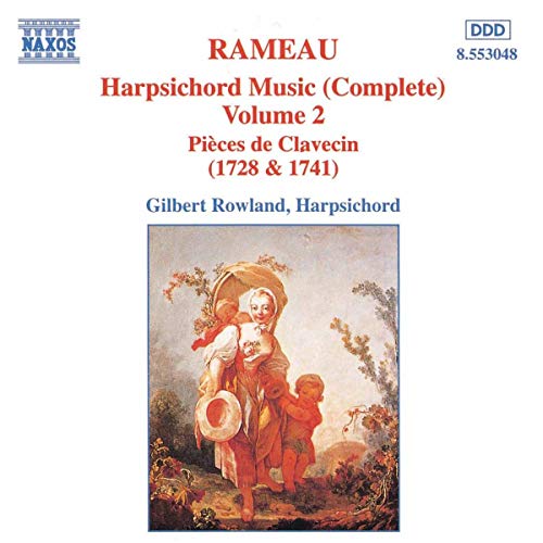 CD cover for Rameau harpsichord music featuring a classical painting.