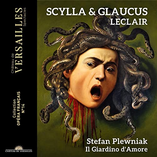 CD cover featuring Medusa’s head with snakes, and text: “Scylla & Glaucus.”