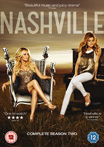 Nashville" Season 2 DVD cover featuring two blonde women and guitars.