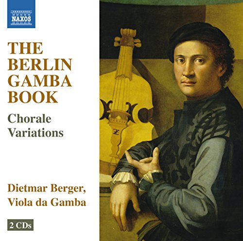CD cover featuring a portrait of a man with a viola da gamba.