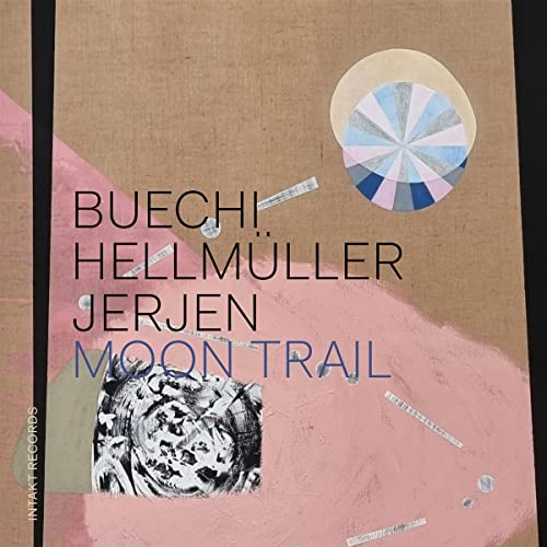 CD cover for "Jerjen Buechi - Moon Trail" with abstract art.