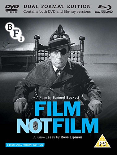 Black and white film cover featuring a man with an eye patch and hat.