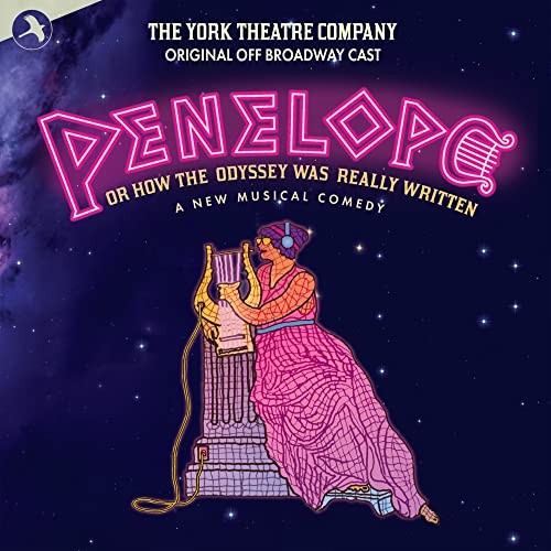 CD cover for “Penelope,” a musical comedy with a Grecian illustration.