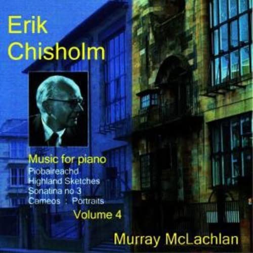 CD cover featuring portrait of Erik Chisholm and a building facade.